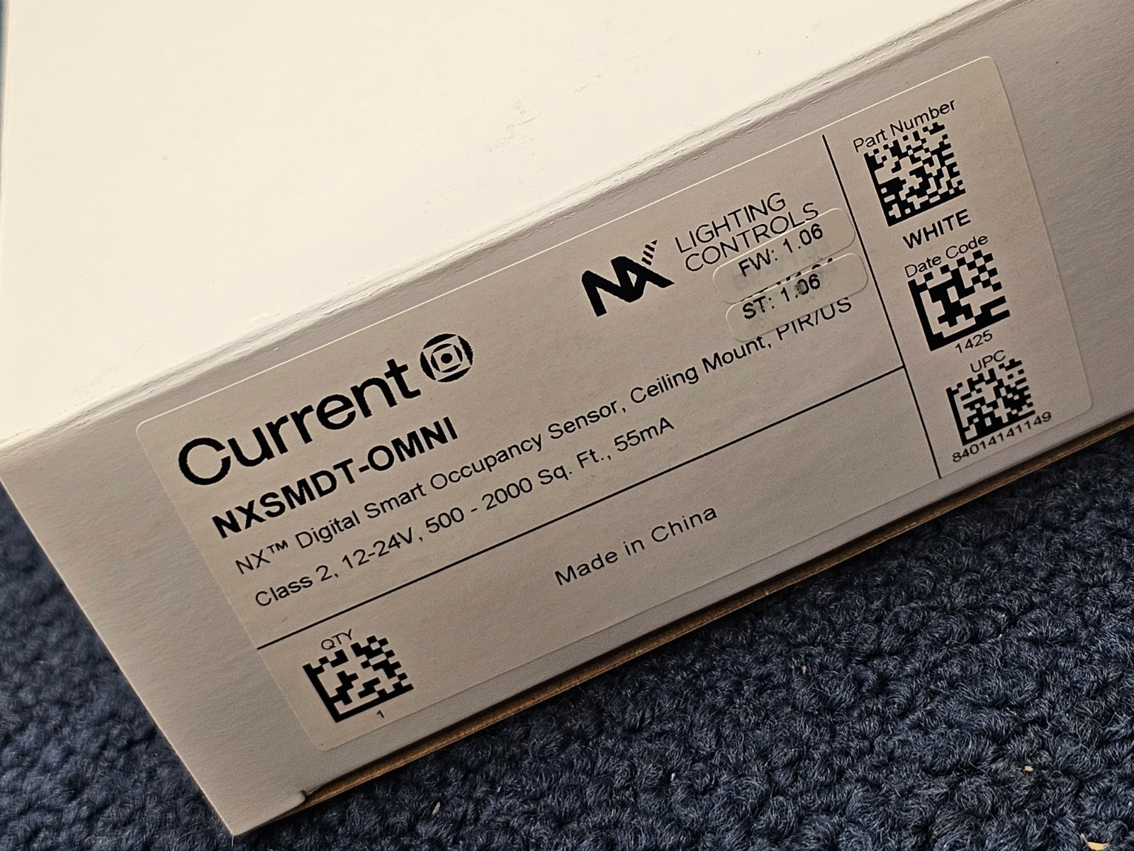 Current NXSMDT-OMNI NX Lighting Controls - Occupancy Sensor, Ceiling Mount