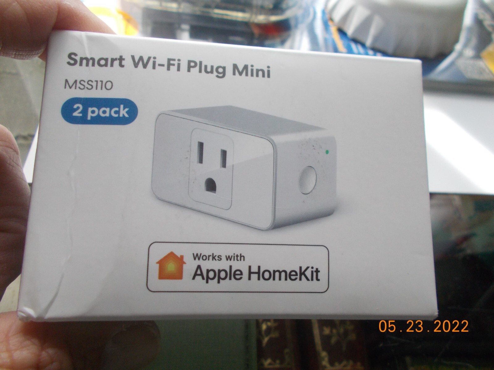NIOP Smart Wi-Fi Plug, Mini, 2-Pack, MSS110 Untested