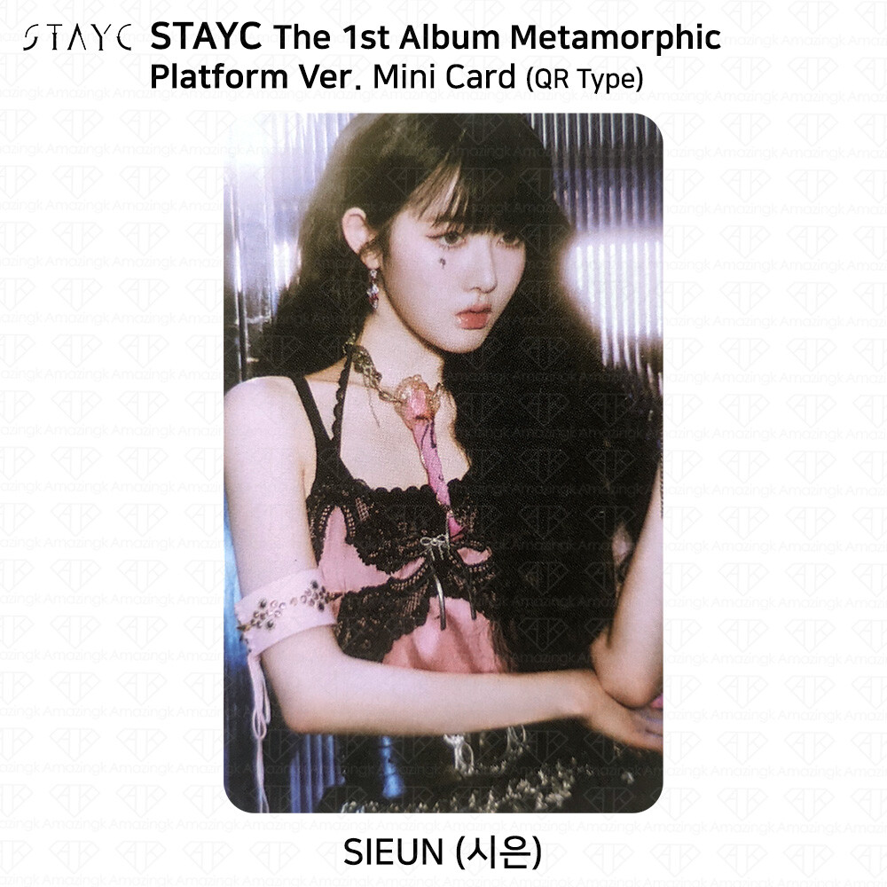 StayC The 1st Album Metamorphic Platform Ver Official Selfie Photocard QR Card