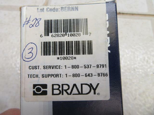 NOS 3 Sheets of Brady WM-28 wire marking labels B-500