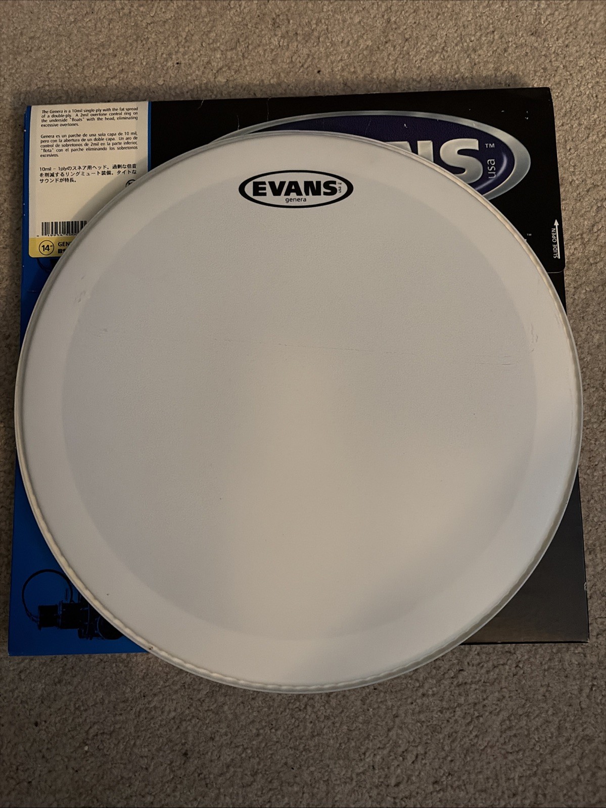 Evans Genera Coated Snare Drumhead - 14 inches