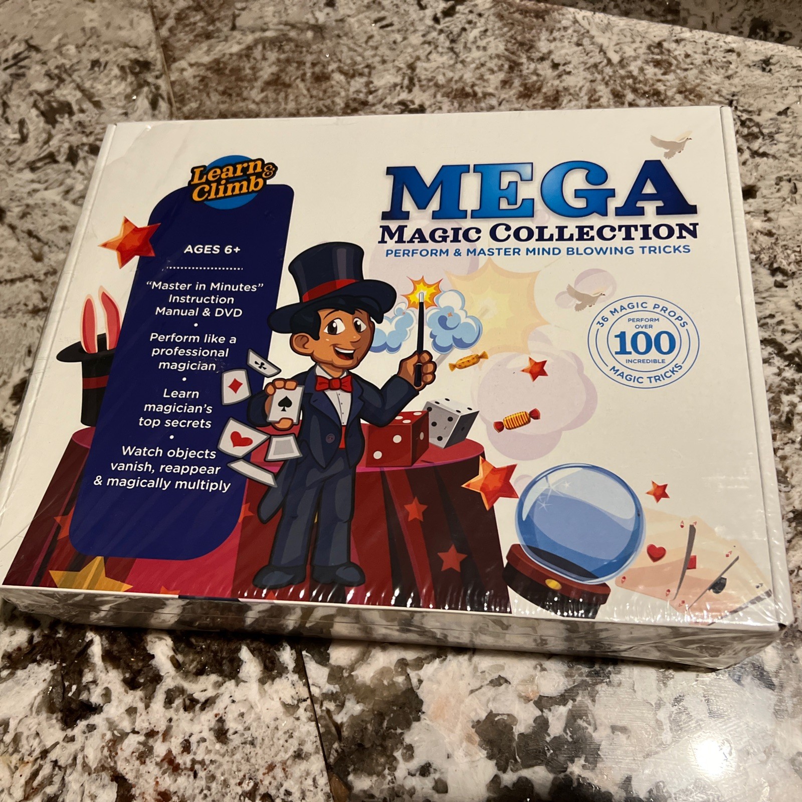 New- Learn and Climb Mega Magic Collection Box- Item #1467