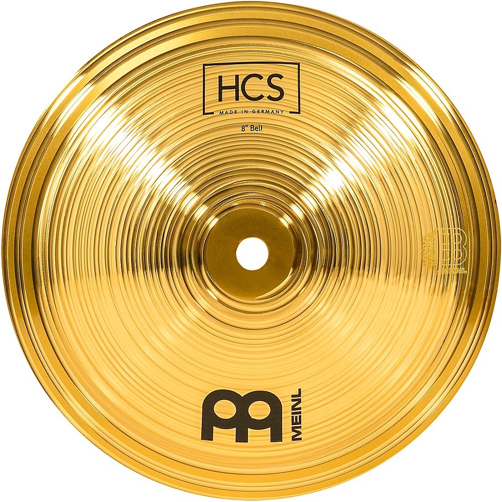 Meinl HCS Bell Cymbals 8 in. Solid Brass Medium