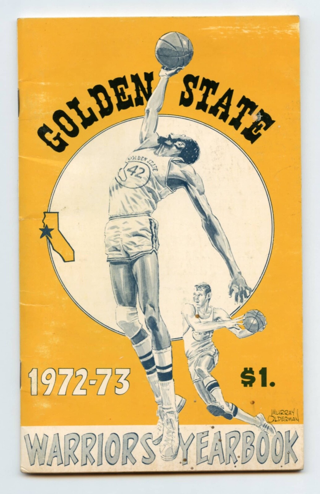 Golden State Warriors Year Book 1972 1973 Season