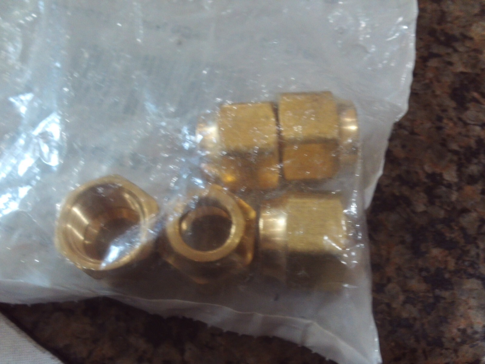 Anderson Metals 04018-08 1/2 in. Brass Flare Nut Forged - pack of 5