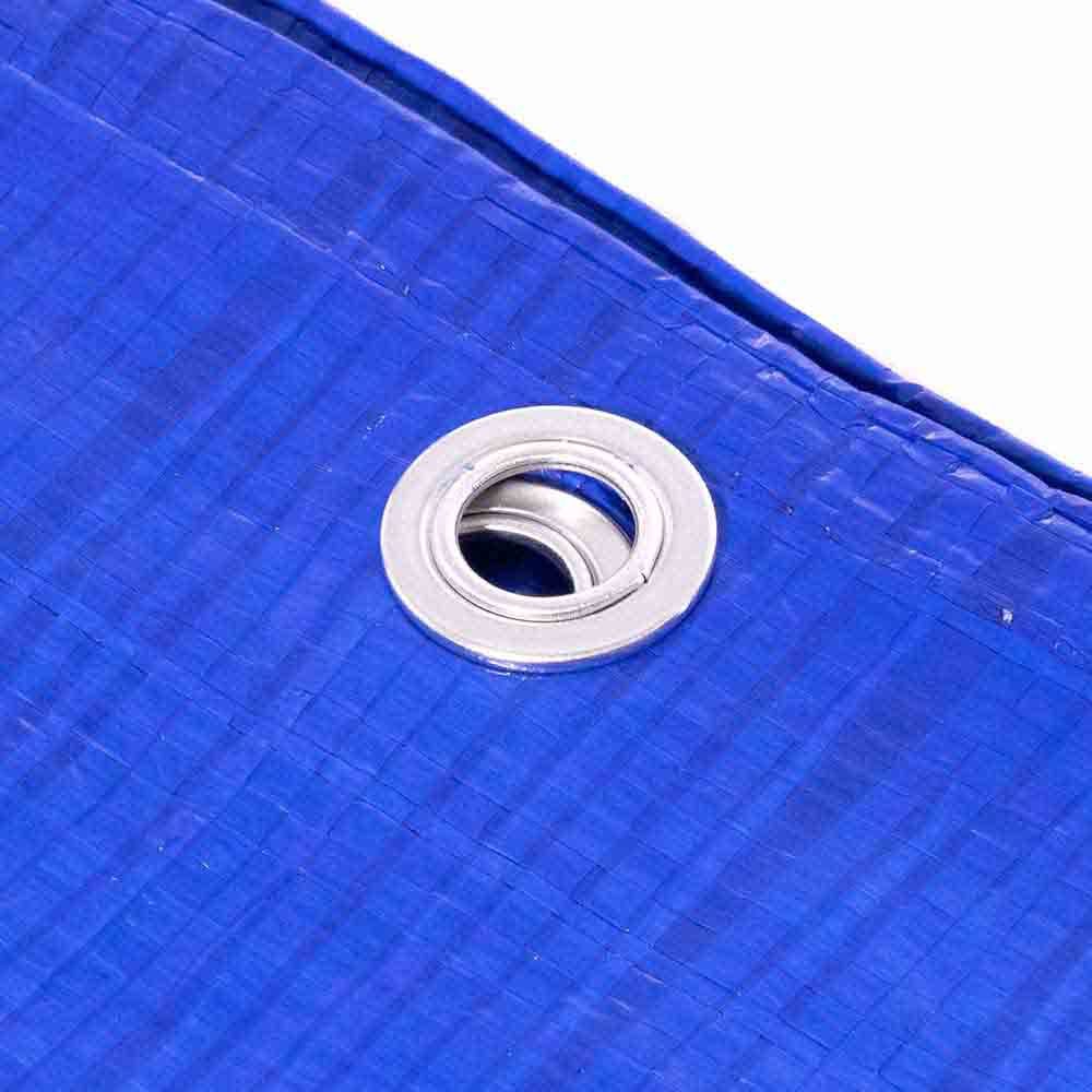 Waterproof Lightweight Blue Multipurpose Poly Tarp - Woven Polyethylene
