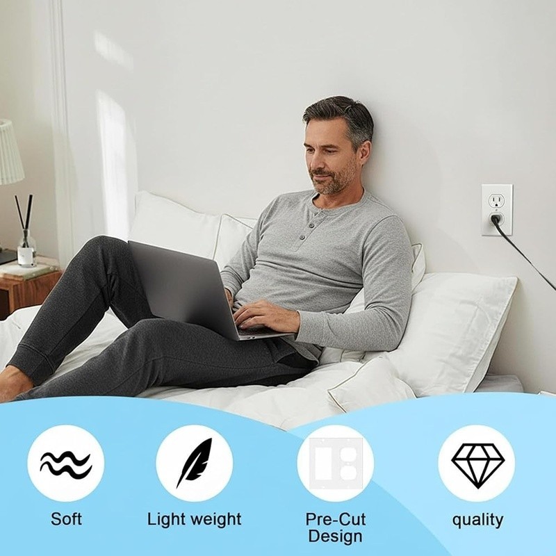 Outlet Insulation and Draft Sealers Foam Insulation Pads Electrical Outlet Light