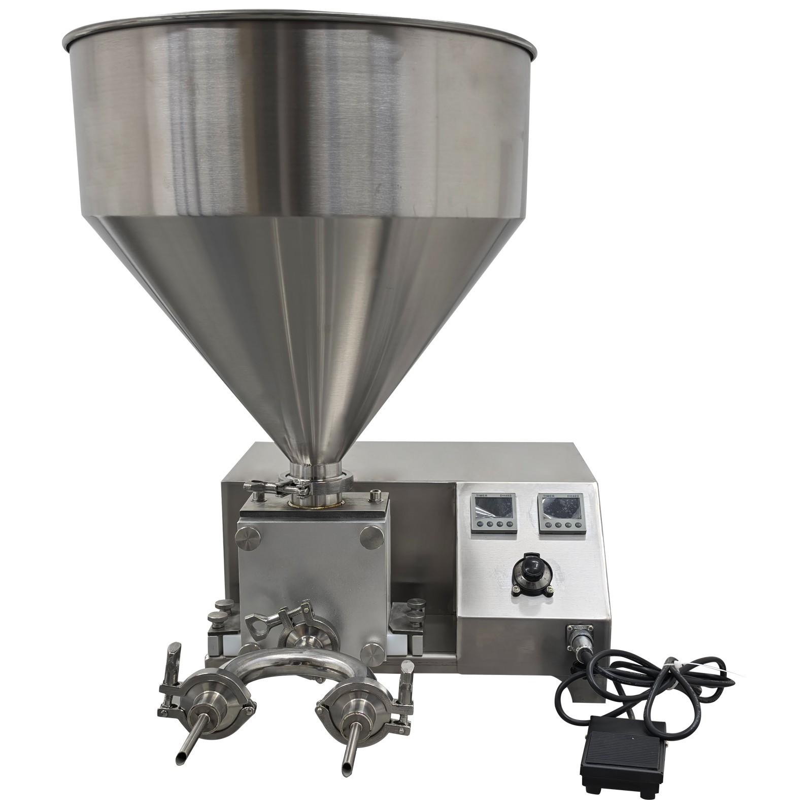 USED-Electric Cream Filling Machine Puff Cupcake Pastry Jam Filler 20L110V