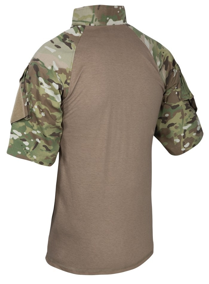 Tru-Spec Multicam 1/4 Zip Short Sleeve Combat Shirt Poly/Cotton Size SR 2508