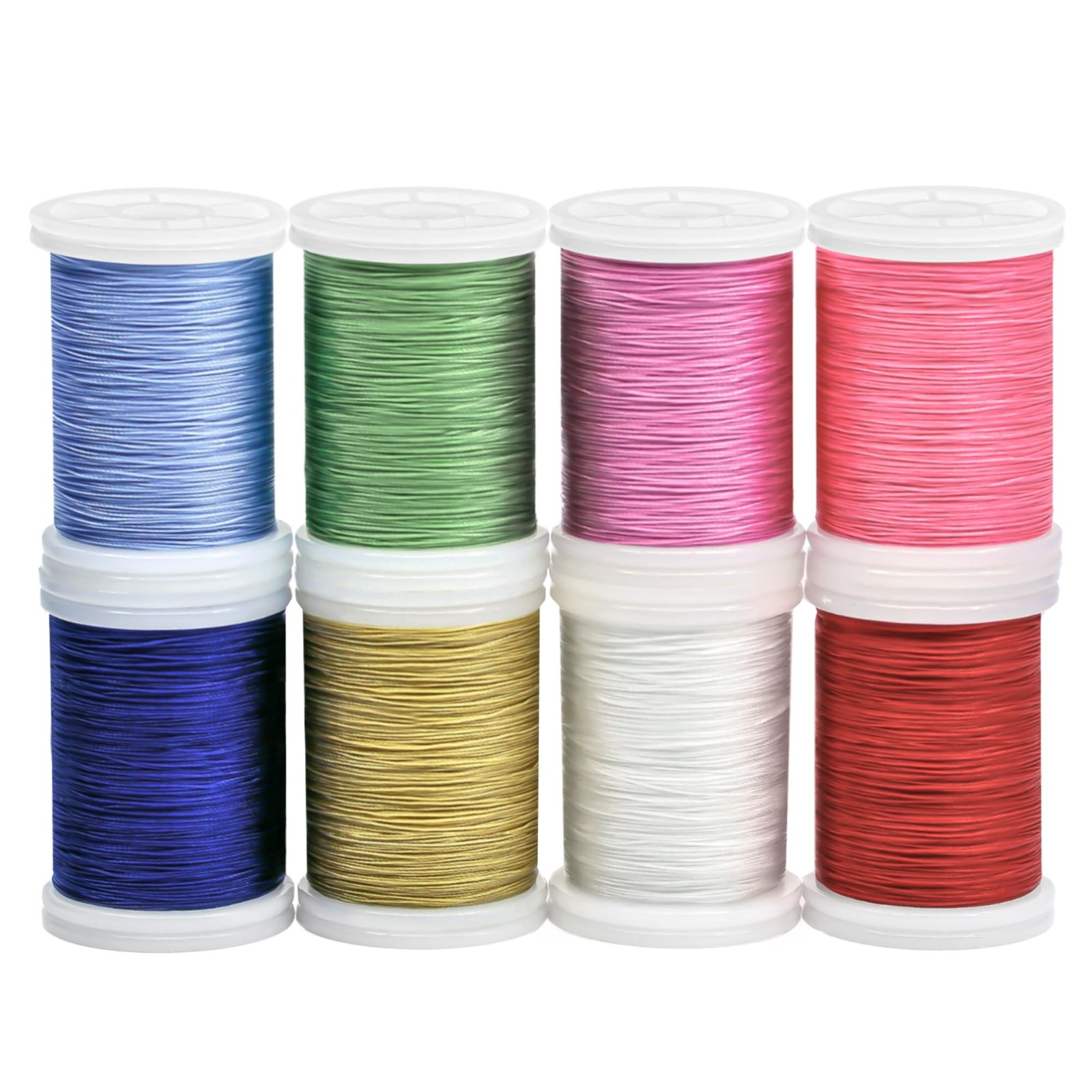 Durable Bonded Nylon Upholstery Thread Kit - 8 Spools, 218 Yds Each for Sewing