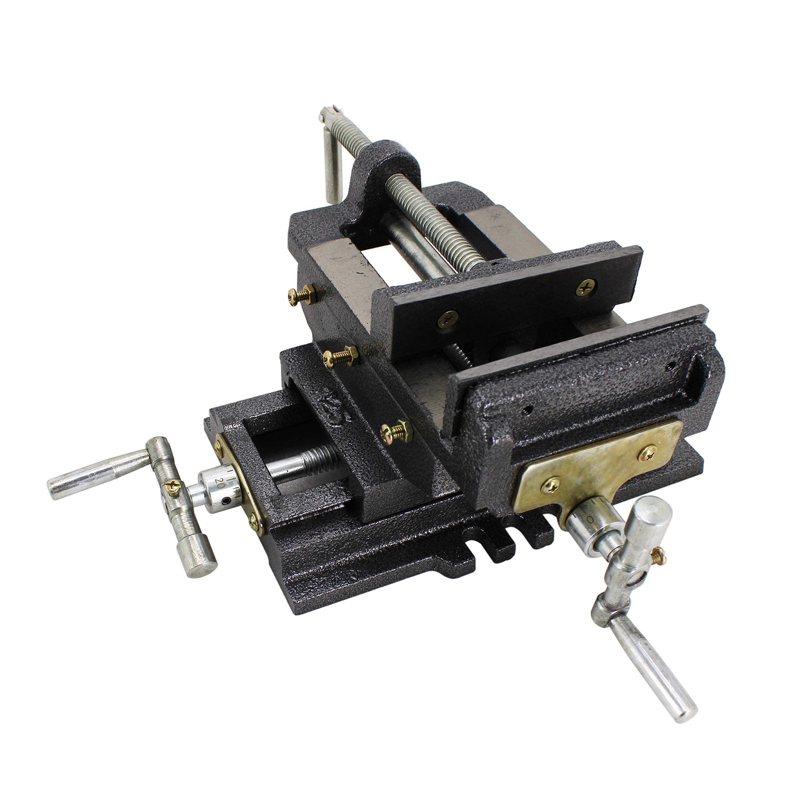 Texalanr 2 Way 4-Inch Heavy Duty Cross Slide Vise Clamp Machine Drill Press X-Y
