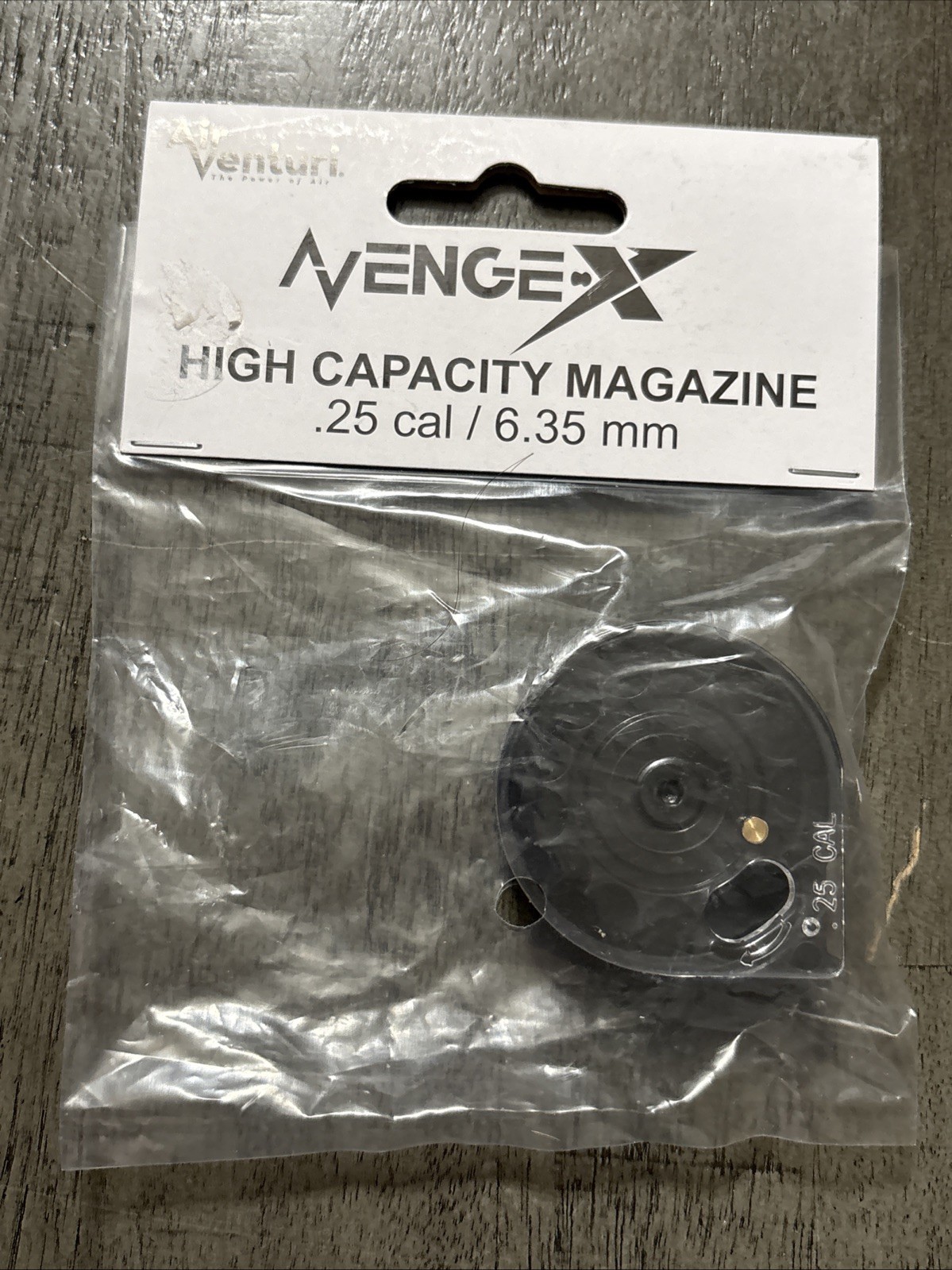 AIR VENTURI Avenge-X .25 Caliber Replacement 13 Pellet Air Rifle Magazine