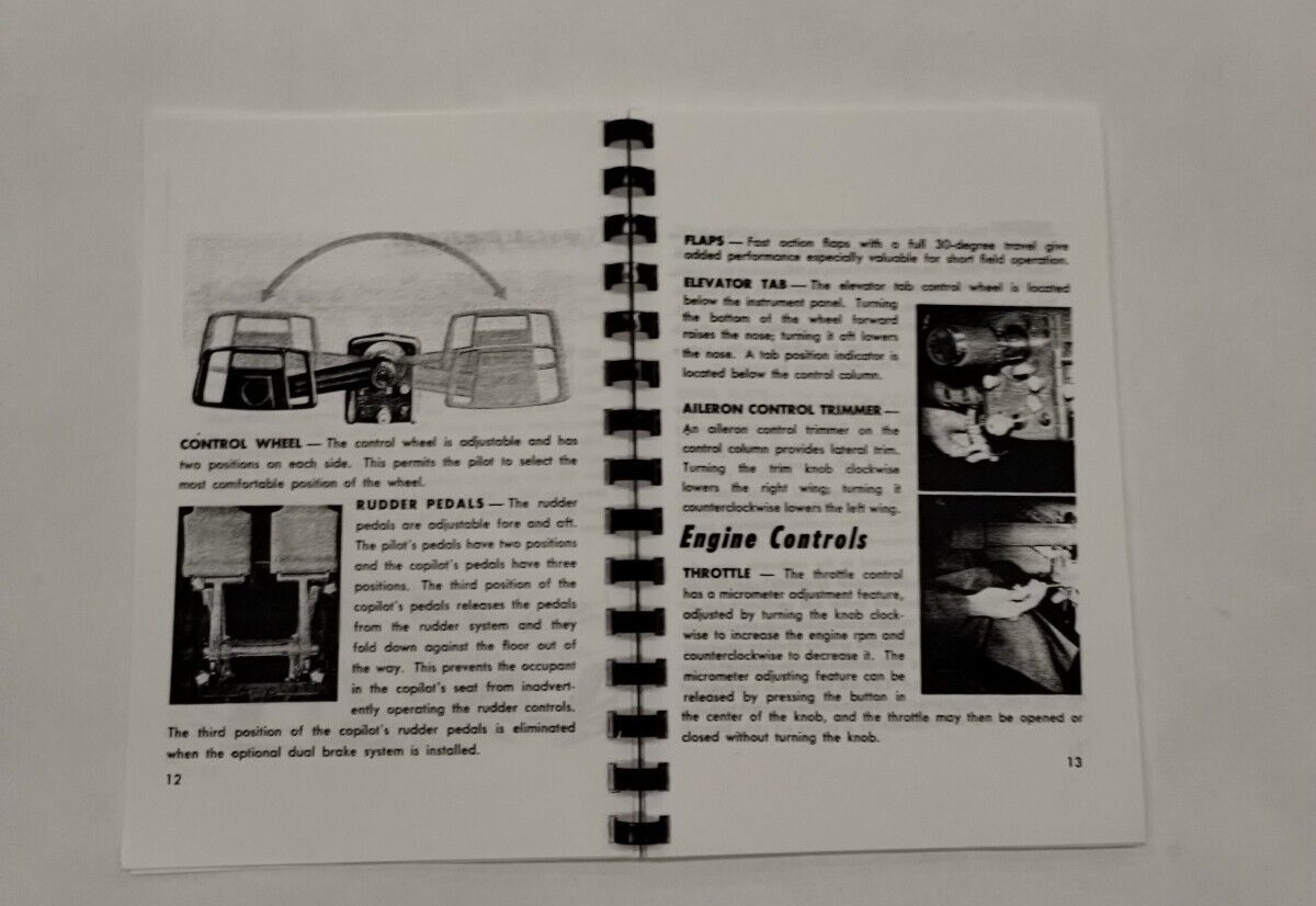 Beechcraft Bonanza Model E35 Owner's Manual-Copy