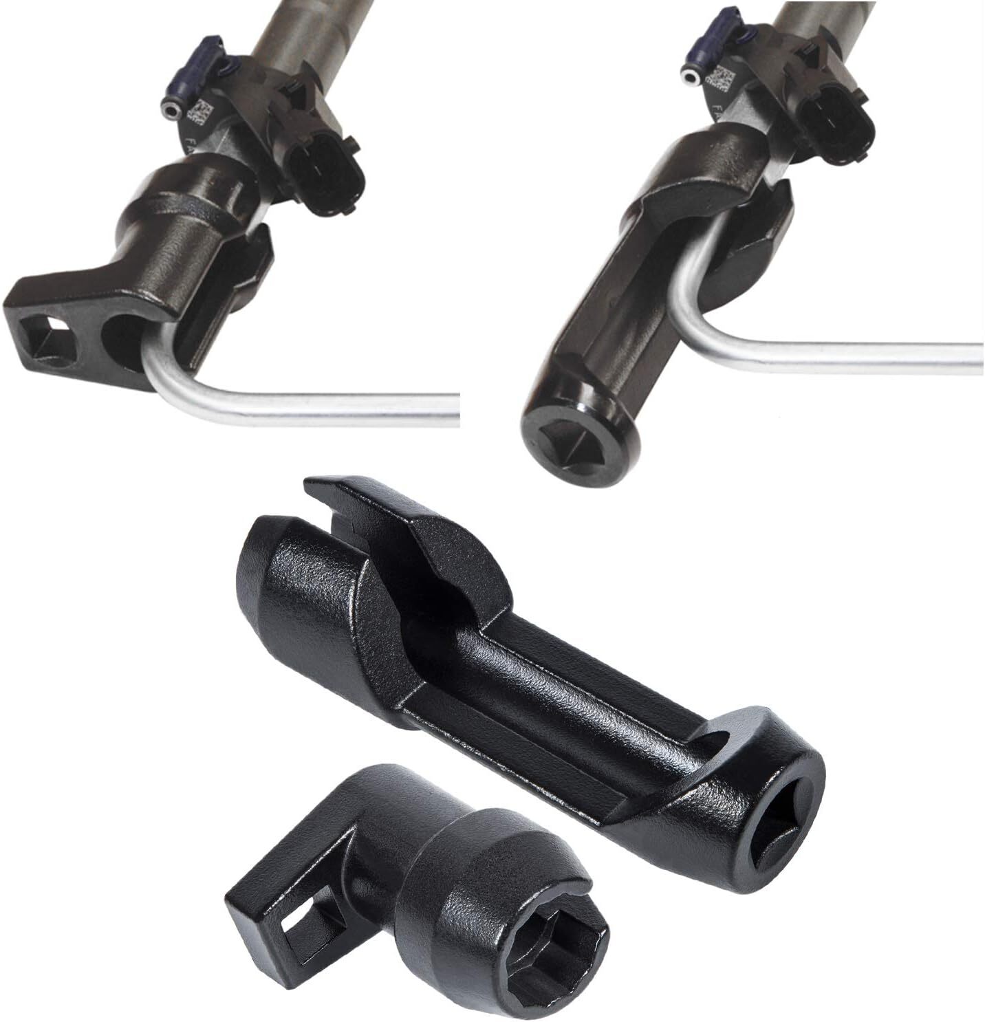 for Ford 6.7L Injector Socket Set 17 mm 12 point Injector Line Removal Tool Kit