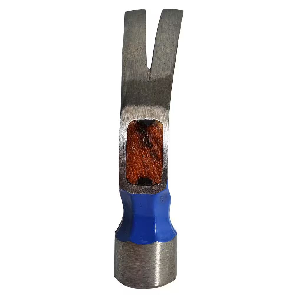 20 Oz.. Smooth Face Solid Steel Rip Hammer, 14 in Steel Handle