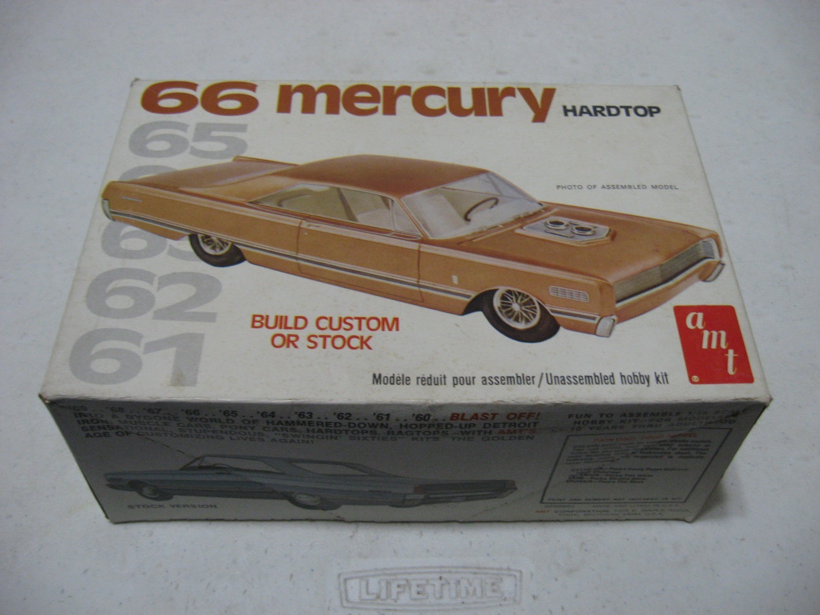 Empty Box Only - AMT 1966 Mercury Hardtop Model Kit #2206