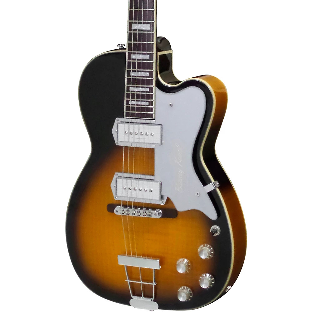 Kay Vintage Reissue Guitars Barney Kessel Gold "K" Pro Guitar Tobacco Sunburst