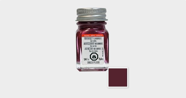 Testors 1/4 oz Purple Metal Flake Enamel Paint 1531T