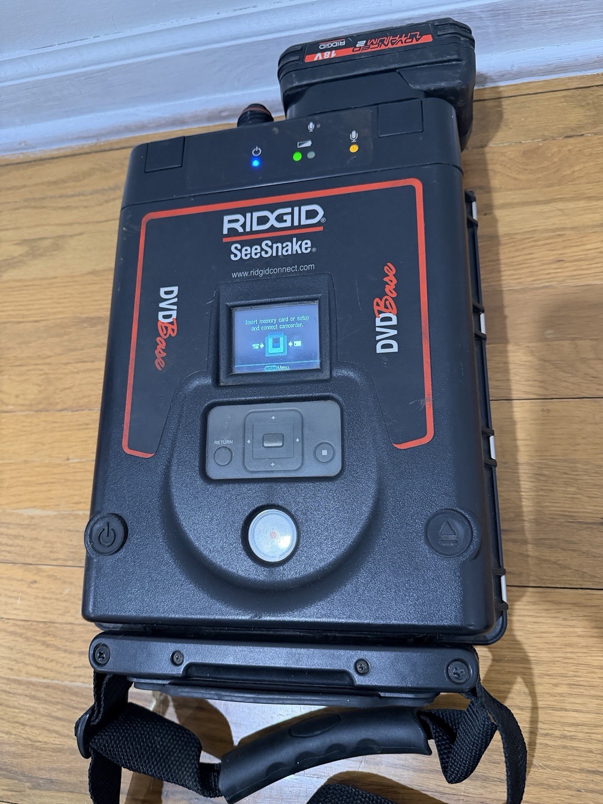 RIDGID DVD Base SEESNAKE Sewer Camera Connection