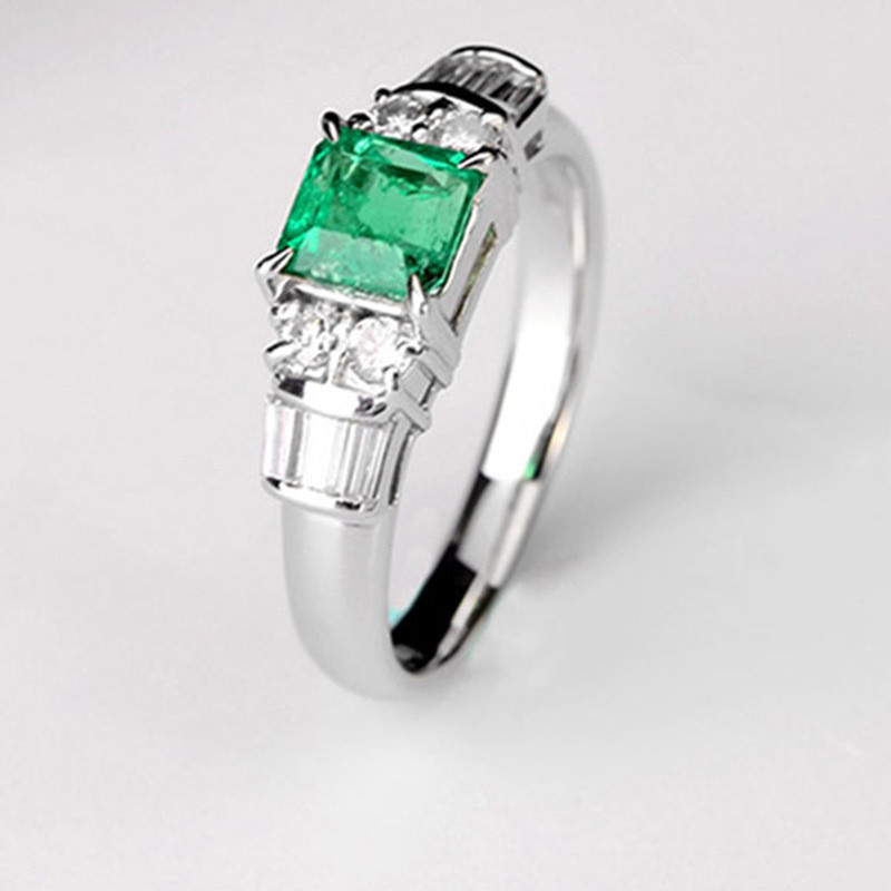 Fashion 925 Silver Filled Jewelry Women Wedding Engagement  Zircon Ring Sz 6-10