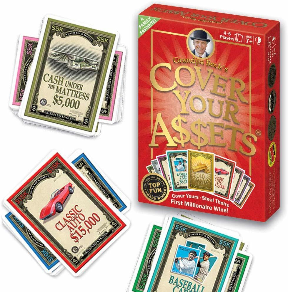 Grandpa Becks Cover Your Assets Card Game Fun Family-Friendly Set-Collecting Toy