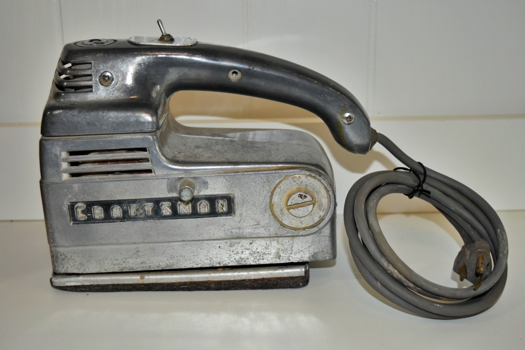 Vintage 1956 Sears CRAFTSMAN Vibrating Sander Polisher 110.7820 Tested Works