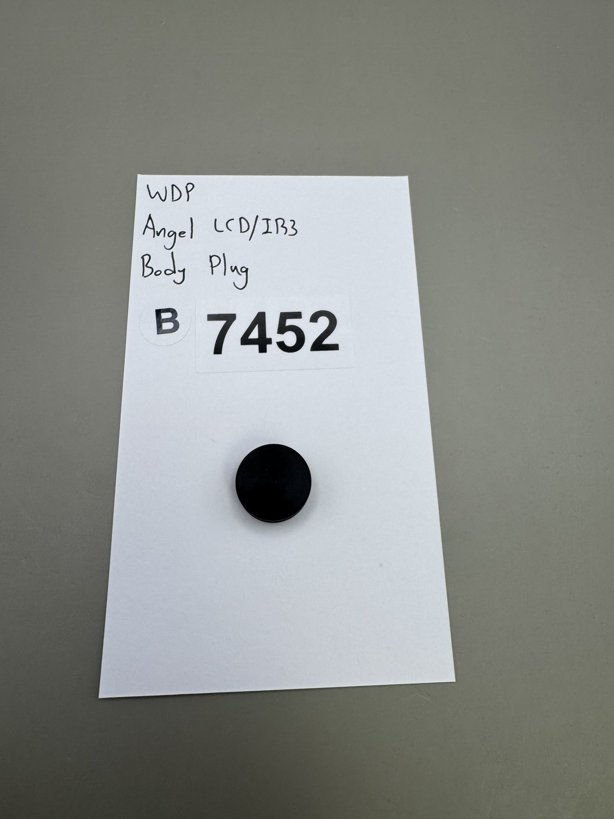 WDP Angel LCD IR3 Body Plug Black