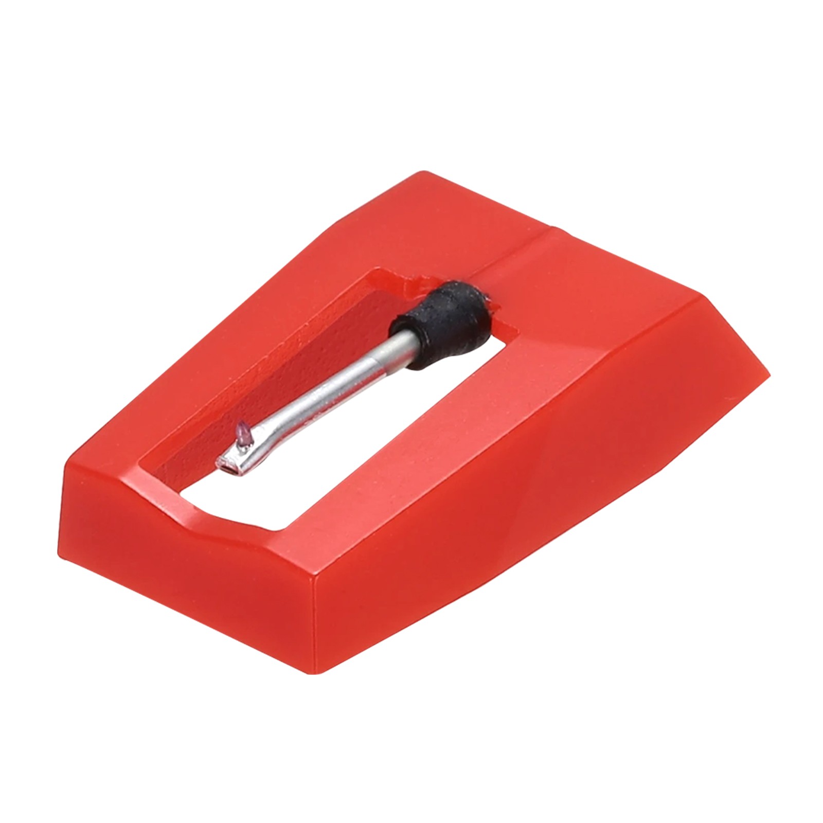 1 Pack Record Player Needle, Turntable Replacement Diamond Record Needle, Red