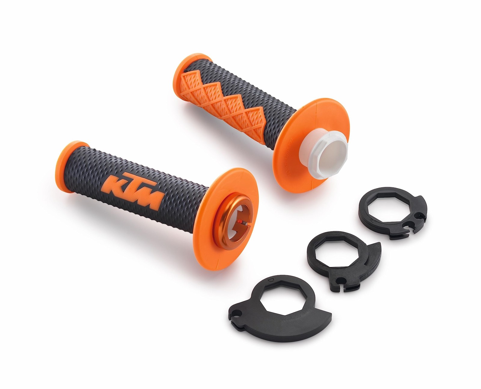 KTM Closed Lock On Hand Grip Set, 300, 350, 450, 500, XC, XC-W, SX-F, EXC-F, ...