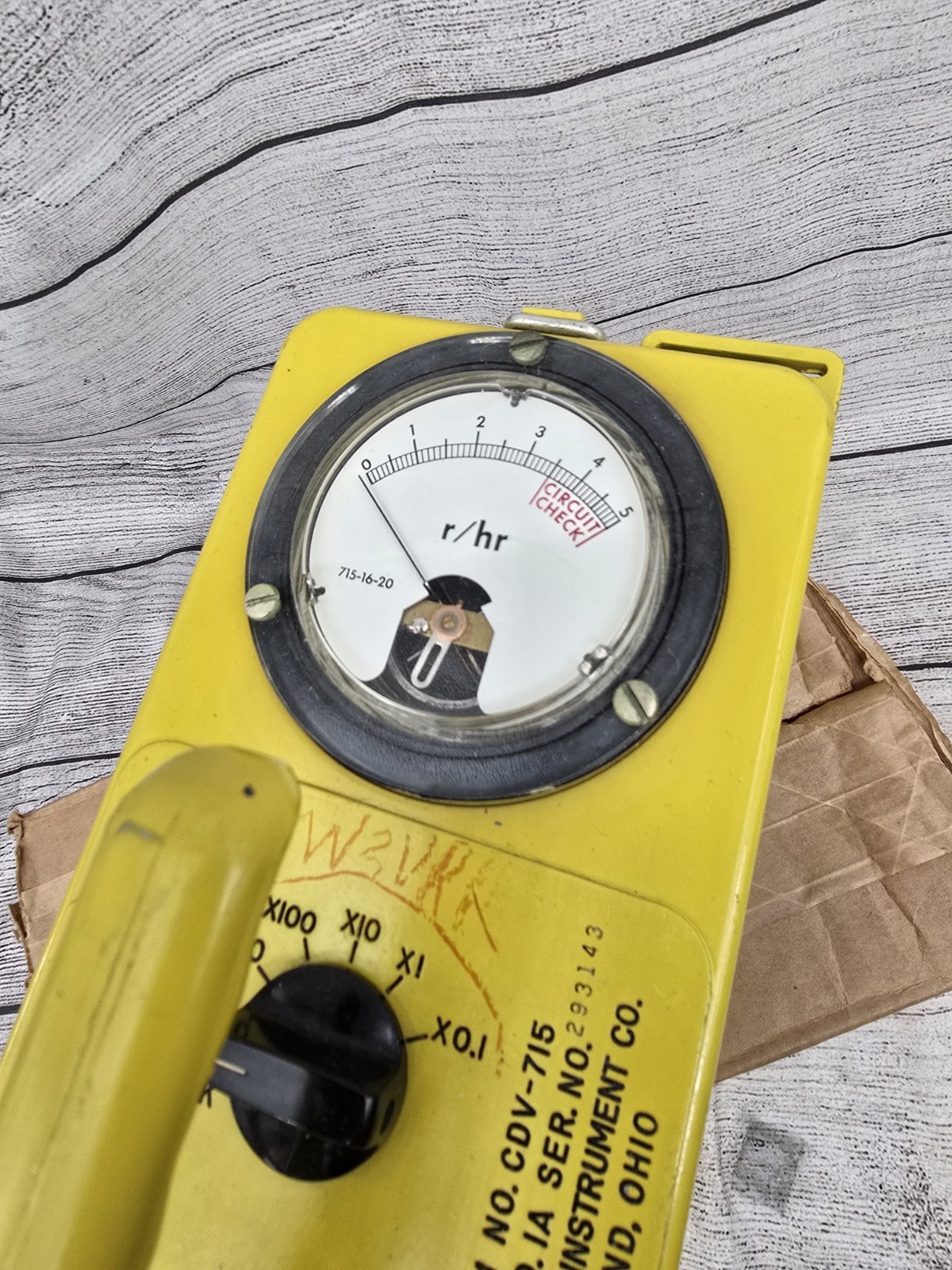 Non-Working, Lionel CD V-700 Model 6b Geiger Counter