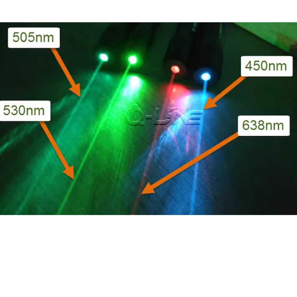 660nm/638nm/520nm/505nm/488nm/450nm/405nm Stainless sSteel indicator LED Module