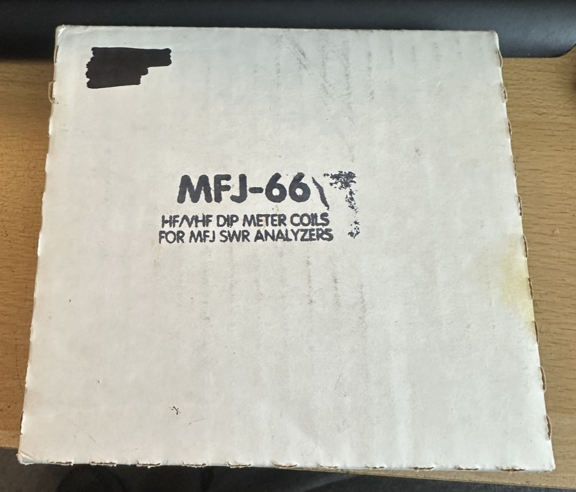 MFJ Model MFJ-66 HF/VHF Dip Meter Adapter Coils for MFJ SWR Analyzers