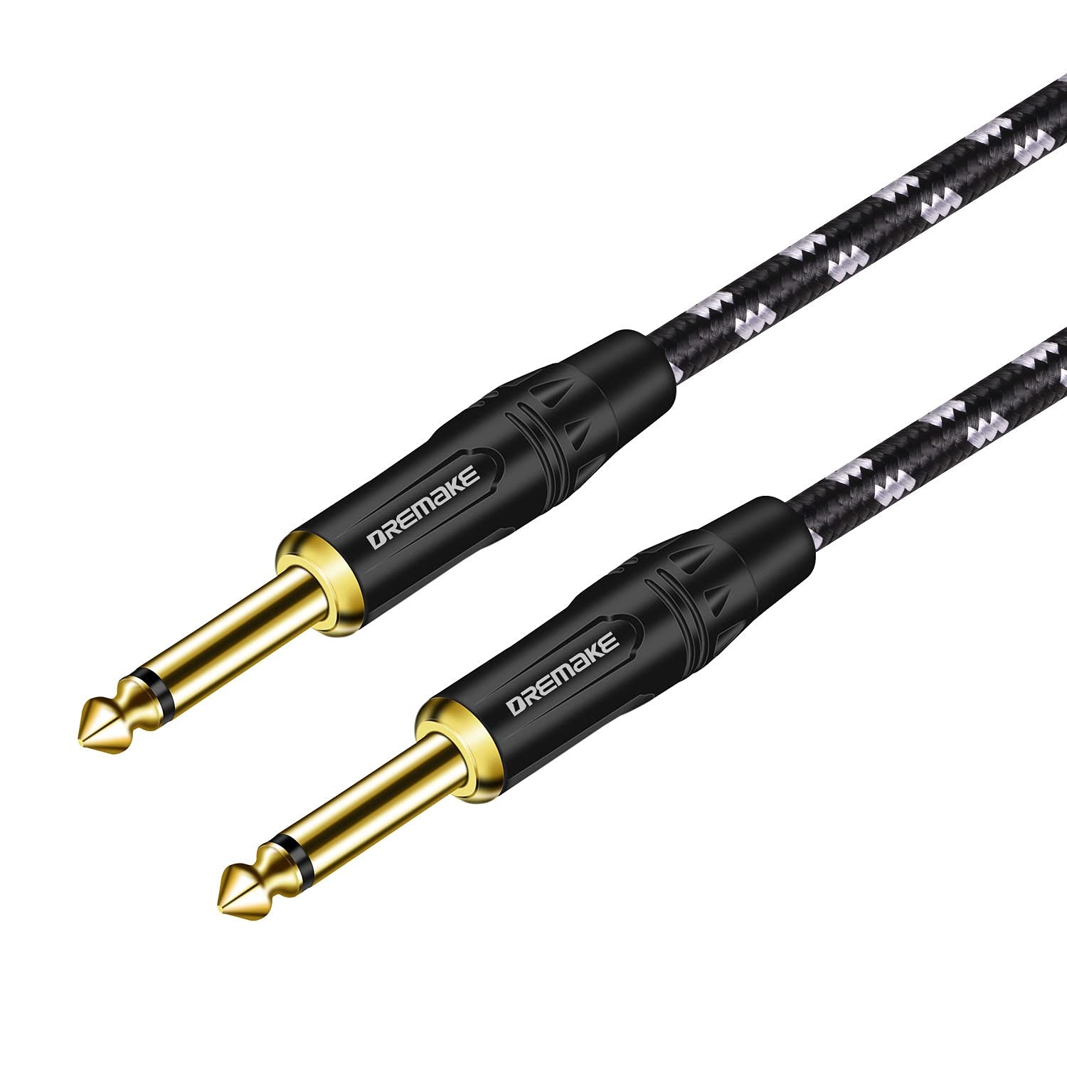 Jack 6.35mm Ts 1/4 Inch Male To 1/4 Inch Male Guitar Cable 6.35mm Quarter Inch A