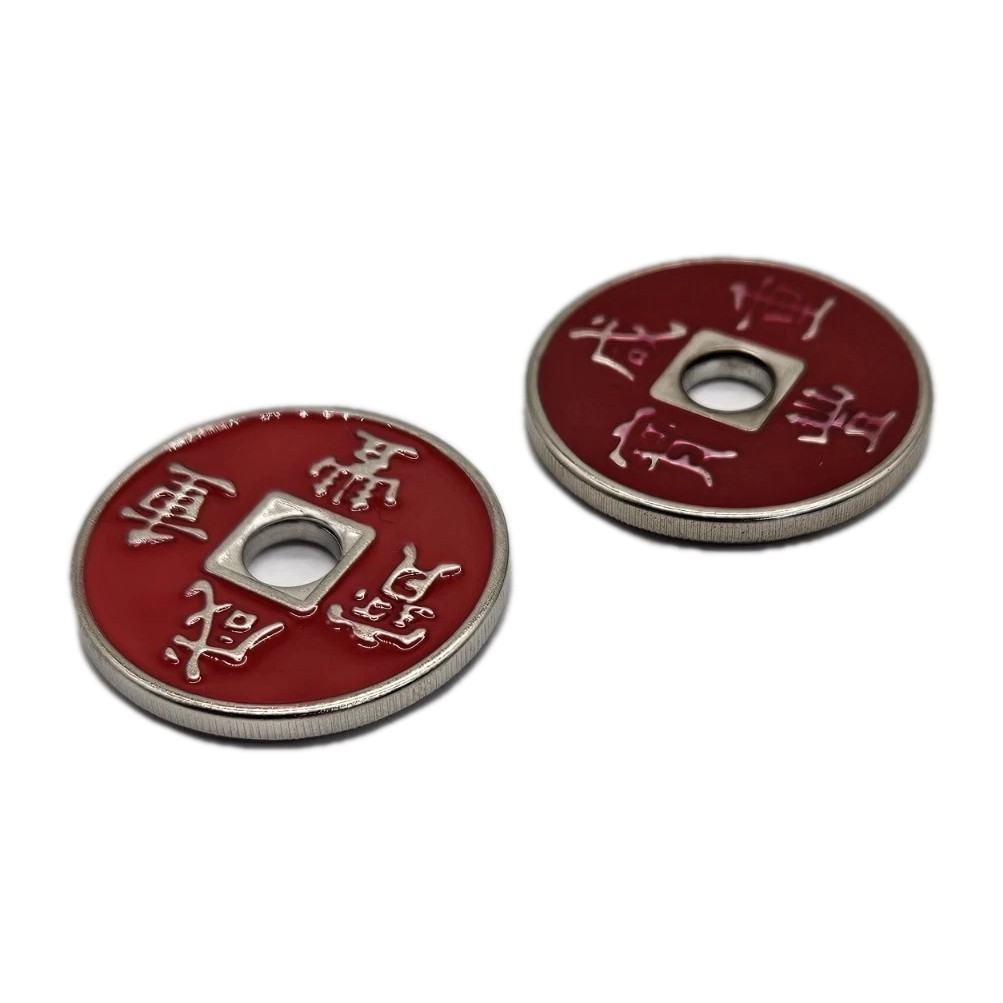 Chinese Coins Expanded Shells - Vanish Transportation Coin Shell Magic Set