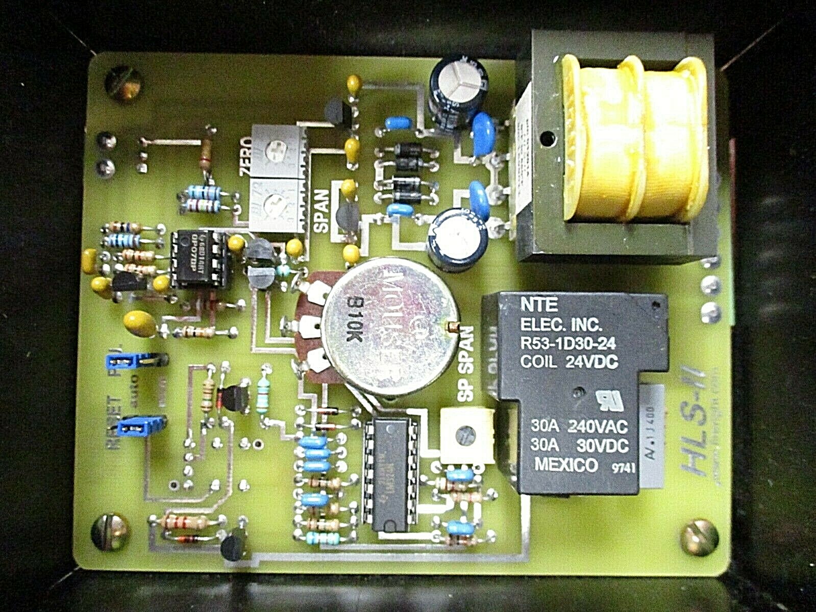 Envirotronics Control Panel, Model HLS-II Temperature Controller