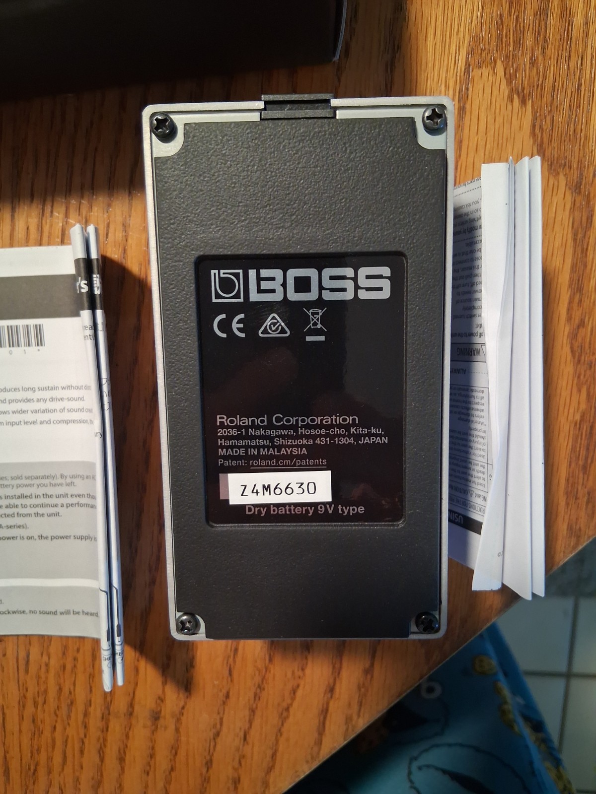 new open box boss cs-3 compression sustainer