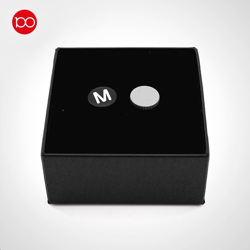 Genuine Leica M Soft Release Button 12mm SIlver "Leica" lettering #14015