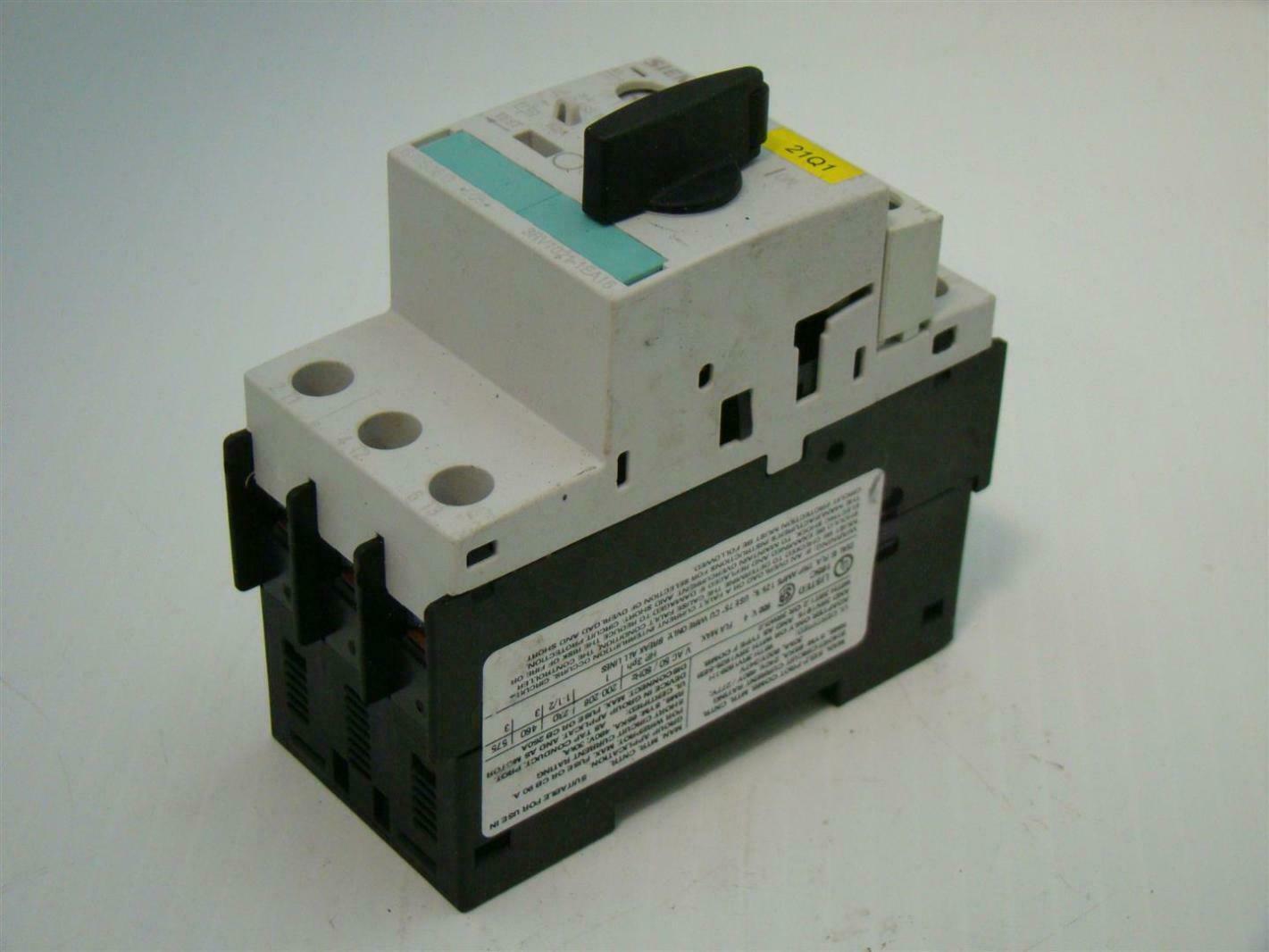 Siemens Motor Overload Protector 200/208V 3ph 3RV1021-EA15