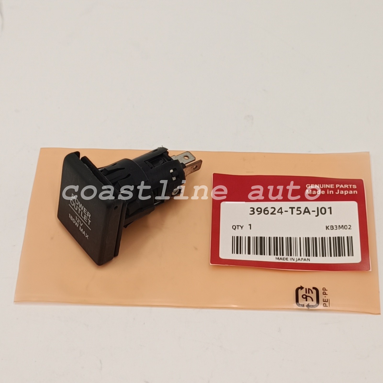 OEM 39624-T5A-J01 Center Console Power Outlet Socket Assy For Honda Acura RDX US