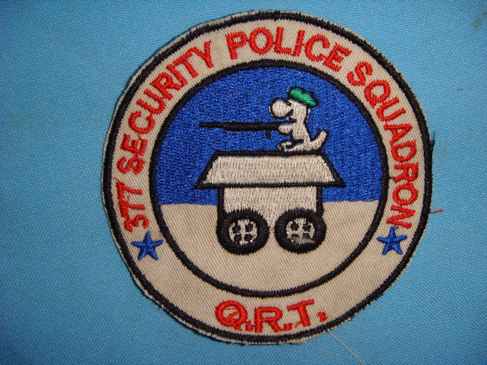 VIETNAM WAR PATCH, US 377th SECURITY POLICE SQUADRON Q.R.T GRAHAM