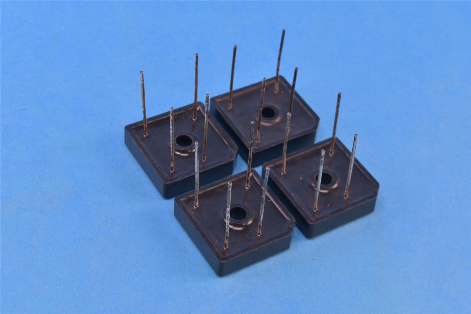 4 (Four) Vishay 200V 15A Full Wave Bridge Rectifiers Silver-Plated Leads