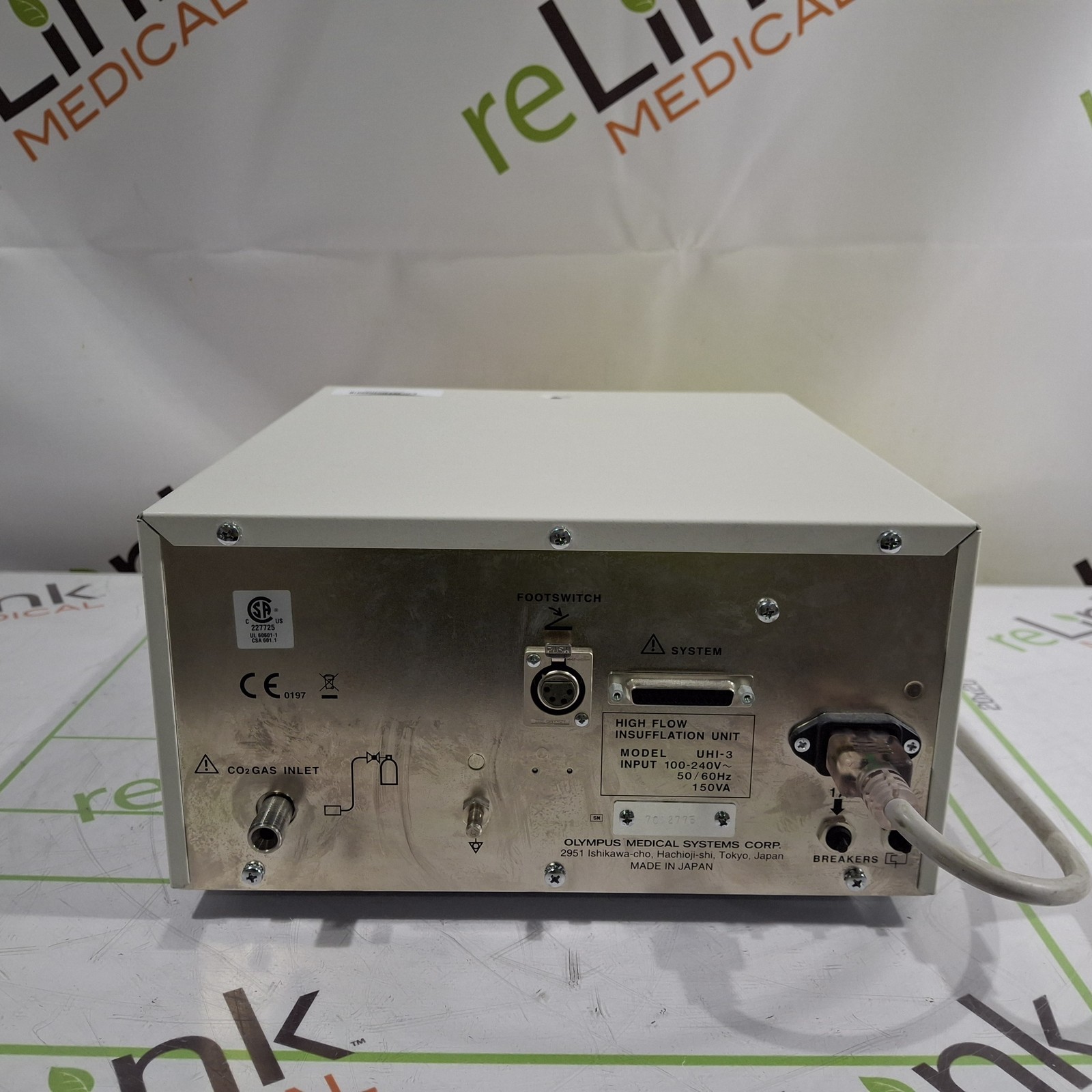 Olympus UHI-3 High Flow Insufflator