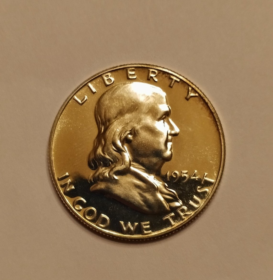 1954 DCAM Gem Proof Silver Franklin Half Dollar