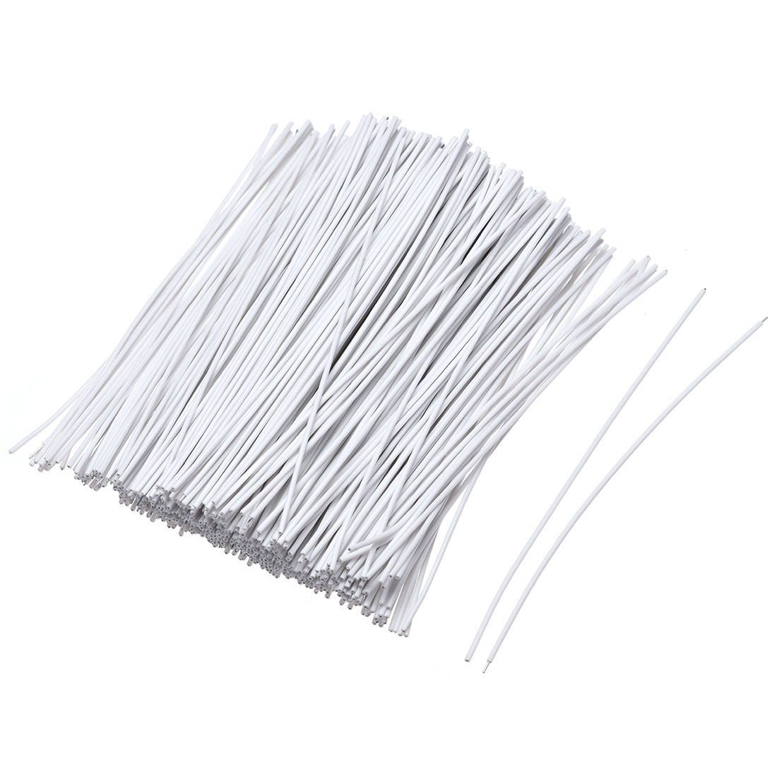 6 Inches Metallic Twist Ties Reusable Cable Cord Wire Ties White 500pcs