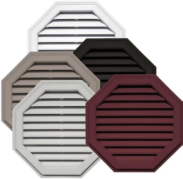 Mid America Octagon Vinyl Gable Vents