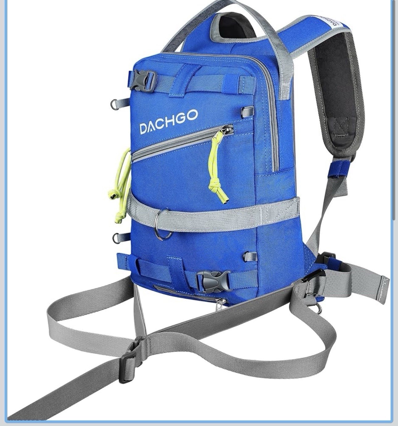 Ski and Snowboard Harness with Training Leash for Kids  Blue