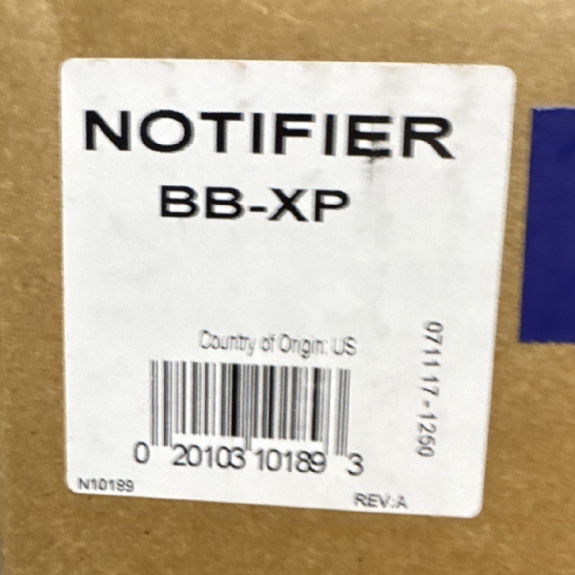 NOTIFIER BB-XP Fire Alarm Module, Model BB-XP, MPN BB-XP, Fire Alarms