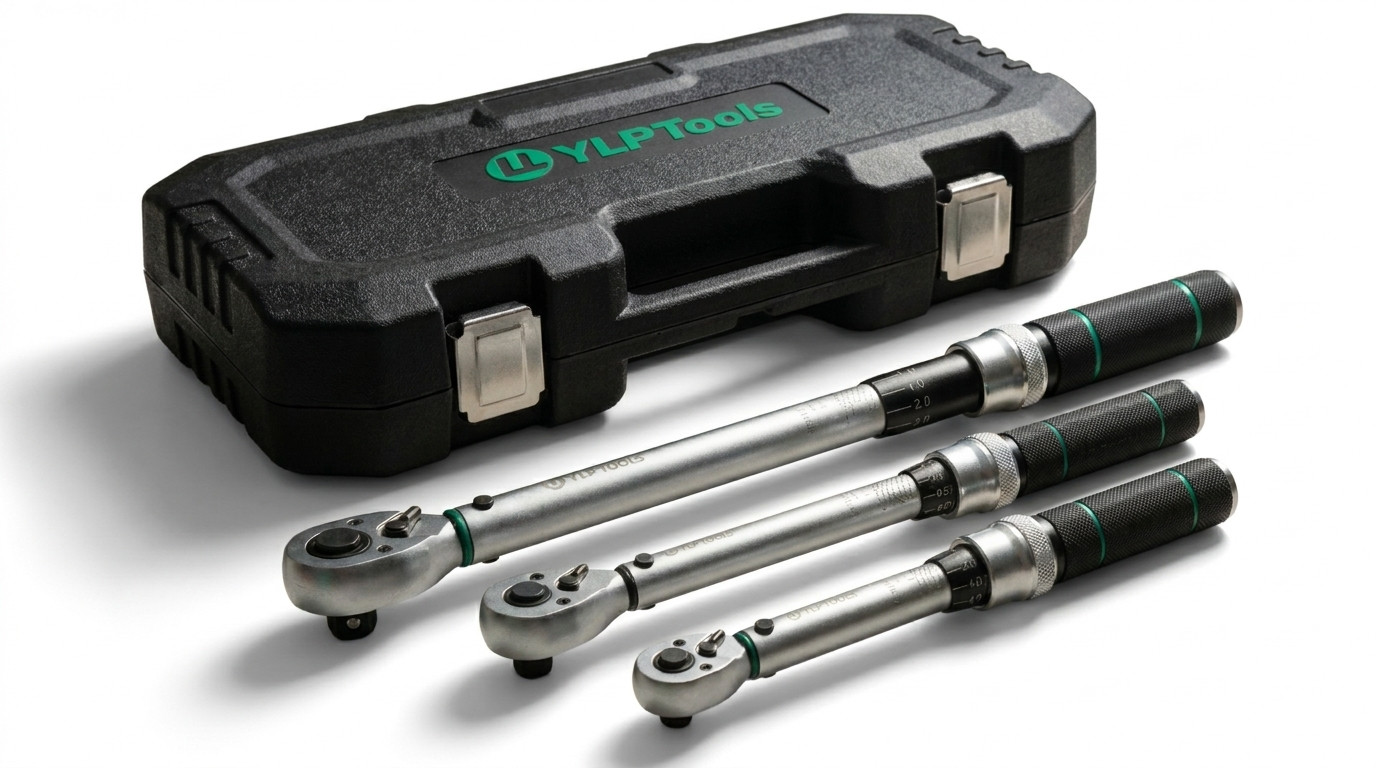 1/4''/3/8''/1/2'' Drive Torque Wrench Set Click Torque Wrench Adjustable 72Tooth