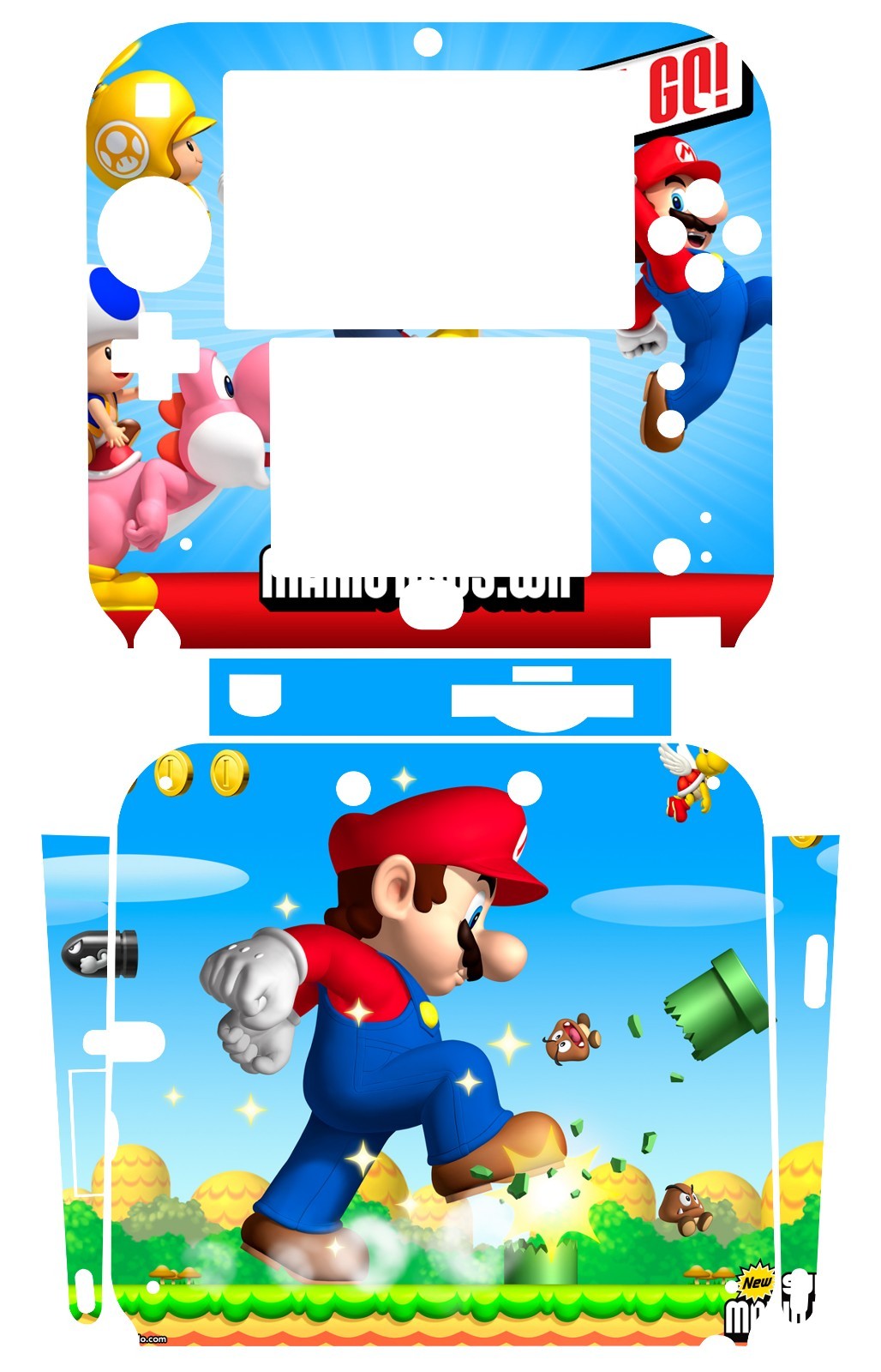 235 Vinyl Decal Skin Sticker for Nintendo 2DS