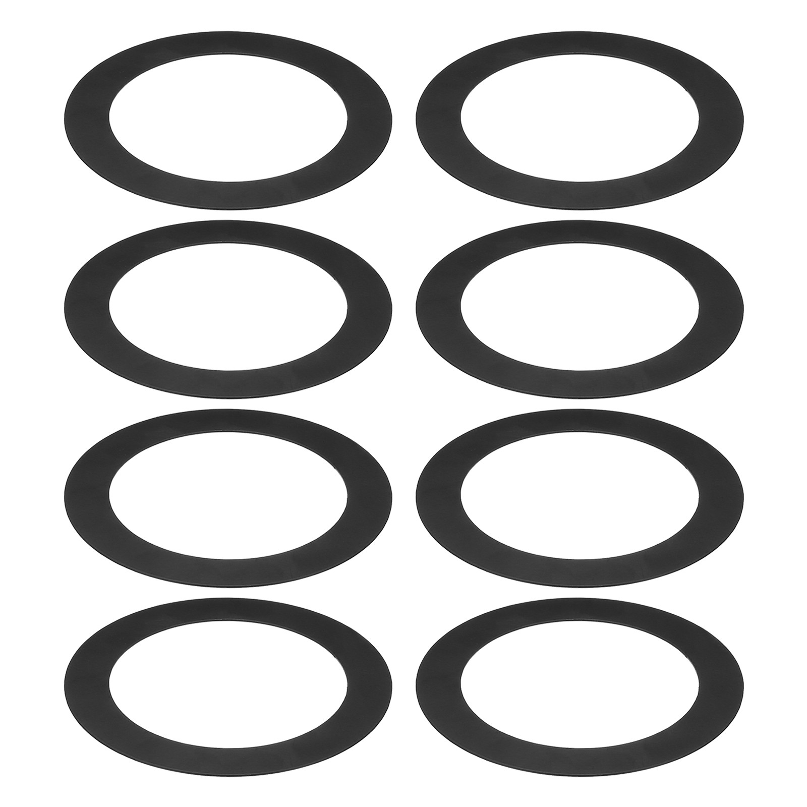 8 Pcs Goof Rings Inner 6.29" Outer 8.66",Cover Recessed Light Trim Black